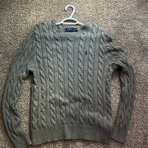 Polo by Ralph Lauren Gray Knit Sweater